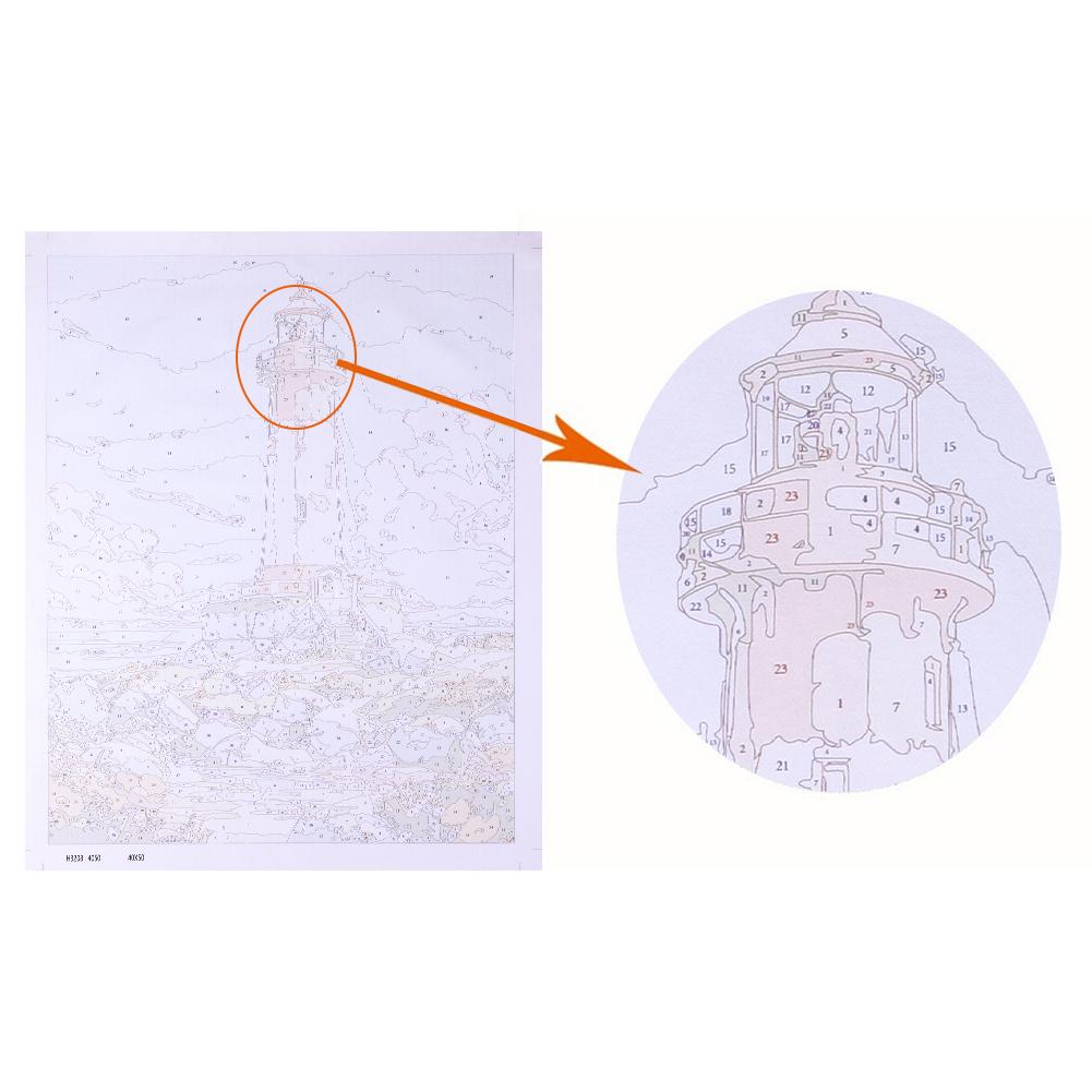 Набор для рисования по номерам на холсте своими руками, масляная живопись, картина девушки, домашний декор на стену 40x60 см