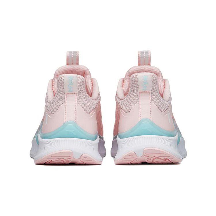 Anta Кроссовки для бега Kids Wind Chaser 4.0 с защитой от скольжения, амортизацией, прочные, дышащие, с низким верхом, детские кроссовки розового и синего цвета 322225516-3