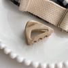 French Triangle Acetate Small Hair Claw For Women Girl Sweet Hair Ornament Mini Claw Clip Hairpin Hair Accessory