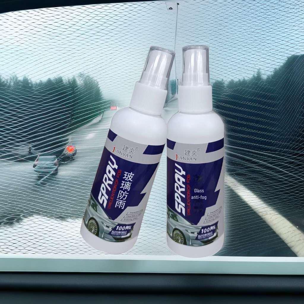 Car Windshield Anti-Fog and Rain-Repellent Glass Spray