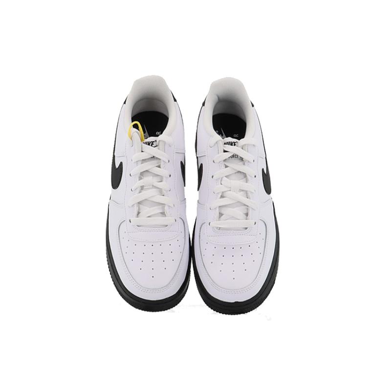 Nike Air Force 1 Low White Black Midsole GS Sneakers CV7663-101