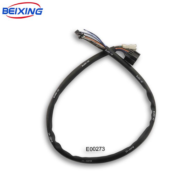 Customizable Car Electrical Wire Connector with Rubber Insulation IP66 Terminal Cable E00021 Wiring Harness