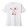 Polska T Shirt White Eagle Symbol Patriotic Polish Pride Falcon Heritage Cute Retro Design For Unisex Vintage Washed Soft
