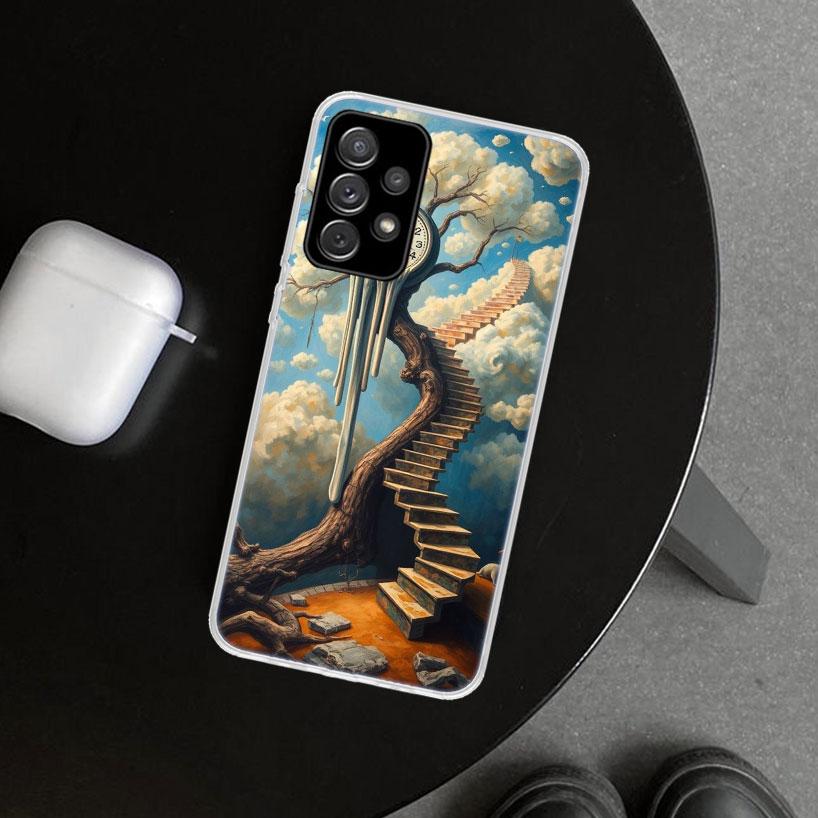 Чехол для телефона Salvador Dali Art для Samsung Galaxy A12 A22 A32 A52 A72 A02S A51 A50S A31 A20S A10S Note 20 Ultra 10 Plus Gala