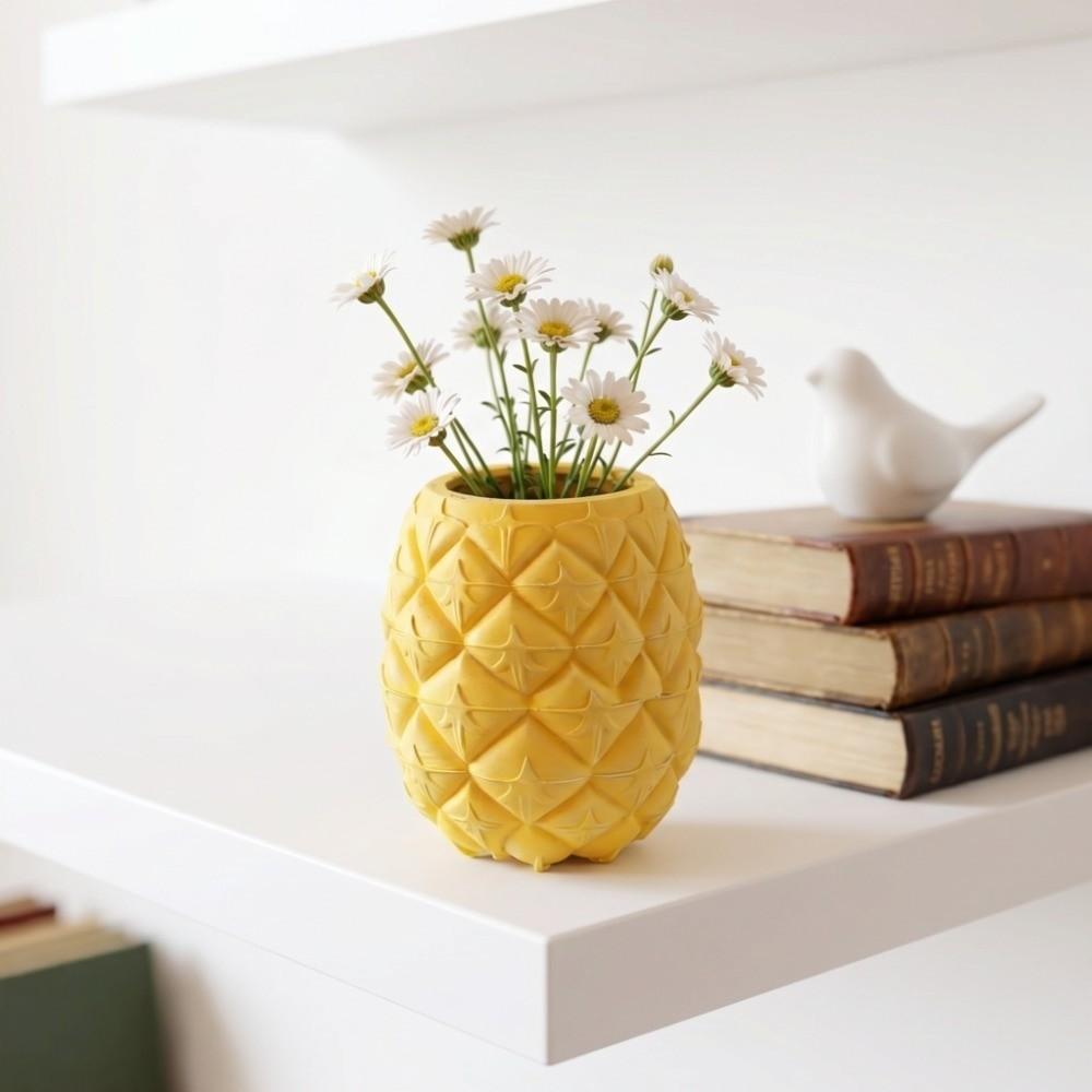3D Printed Makeup Brush Storage Box Multi-function Fruit Shaped Flowerpot Stationery