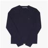 Acne Studios Футболка с длинным рукавом унисекс с нашивкой-логотипом Face Cl0311 Темно-синий 885