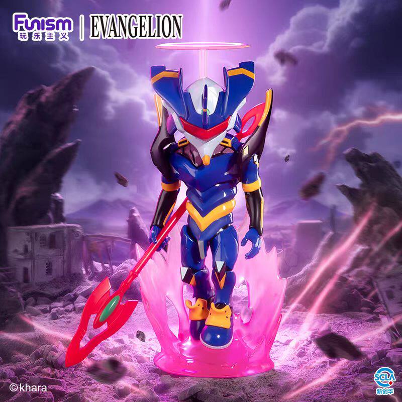 Funism Neon Genesis Evangelion Ева Проект Совершенствования Человечества Игрушечная Модель Фигурки Аниме Коллекционируйте Украшения
