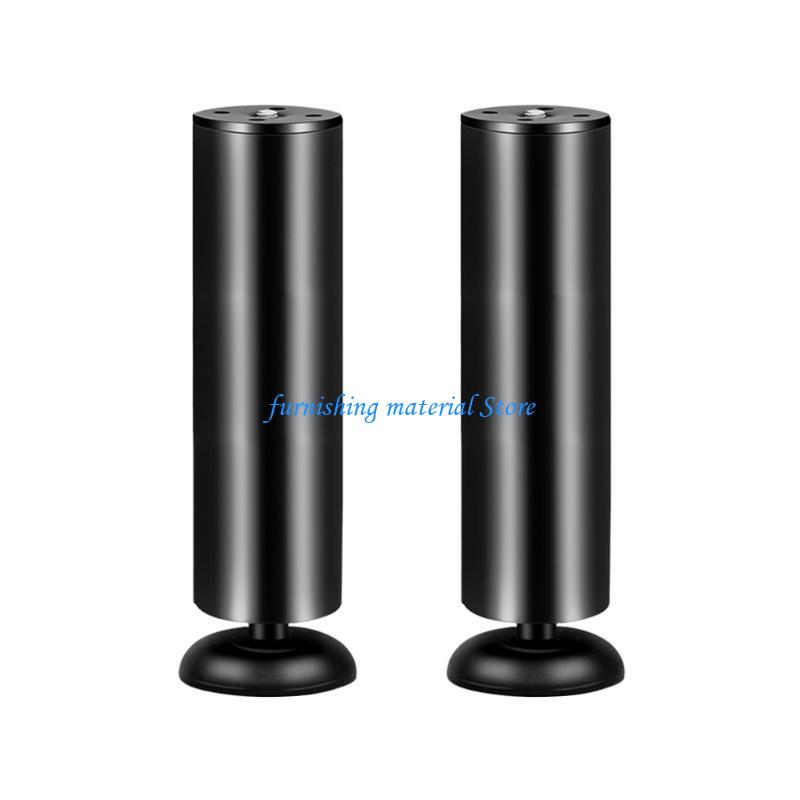 Y5GD 2 Pack Adjustable Height Bed Support Legs for Bed Frame/Bed CenterSlat Metal Adjustable Furniture Legs for Bed/Sofa