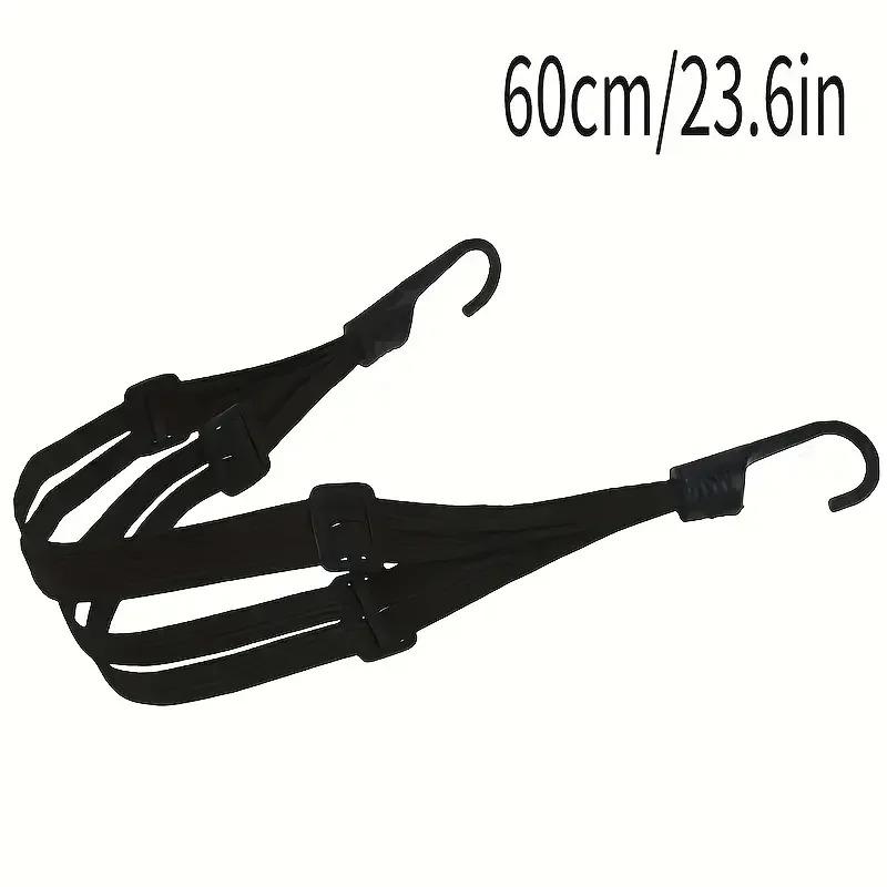 Elastic Bungee Cord for Motorcycle Electric Bike - Rear Seat Helmet Luggage Fixing Strap Heavy-Duty Rubber Binding Rope Supplies