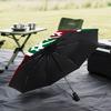 1PC Flumi-nense Football Crest Printed Umbrella Folding umbrella, automatic umbrella 8-Frame for Travel, camping Fan gifts Christmas Gifts