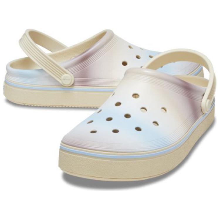 Crocs Пластиковые кроксы для улицы унисекс Костяные 208984-2Y3