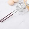 Сепаратор для яиц с длинной ручкой из нержавеющей стали для выпечки, фильтр для просеивания яичного белка и желтка, кухонный инструмент для разделения яиц