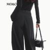 MO&Co. Autumn Loose Wide-Leg Straight Suit Trousers