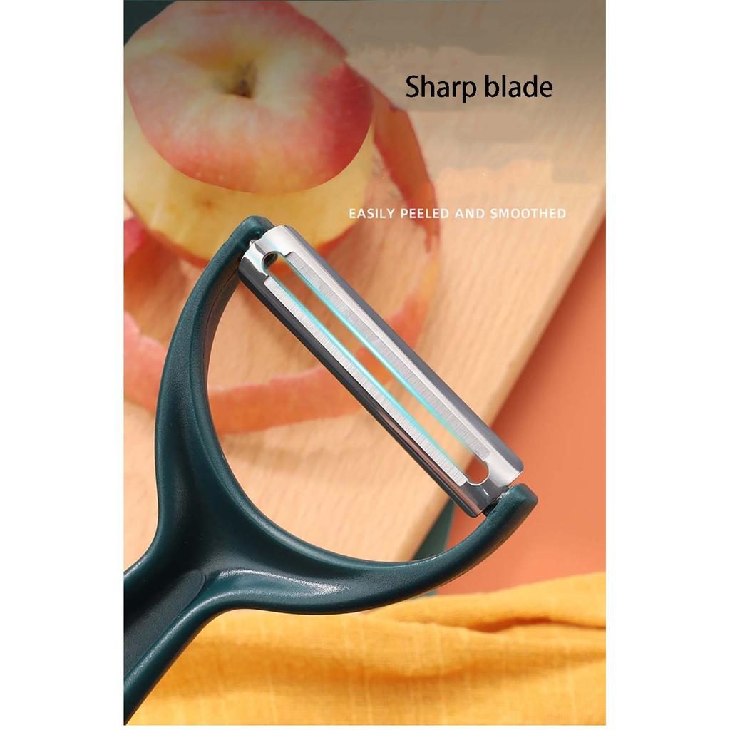 Многофункциональная овощечистка для дыни и фруктов из нержавеющей стали, подходит для использования на кухне и в домашних условиях