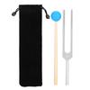 432HZ Aluminum Alloy Tuning Fork Wood Hammer Sound Healing Therapy Tool Set