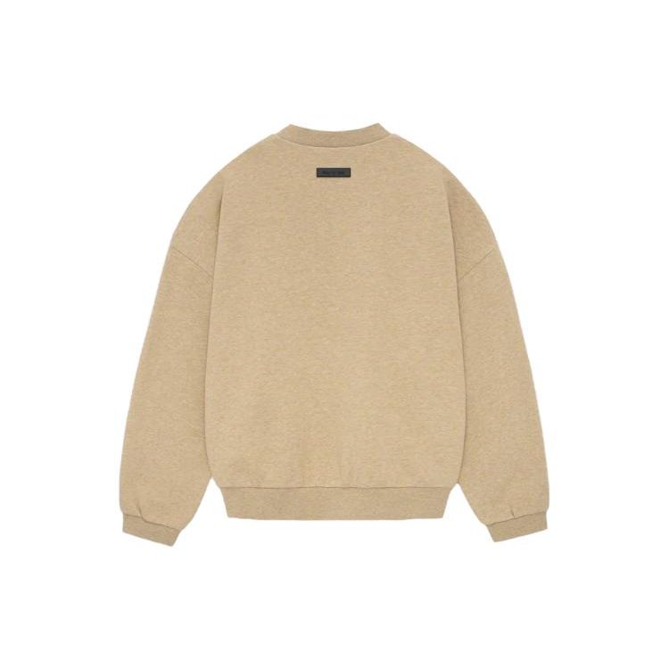 Fear of God Мужские топы Essentials Crewneck Gold Heather светло-коричневого цвета 192BT232043F