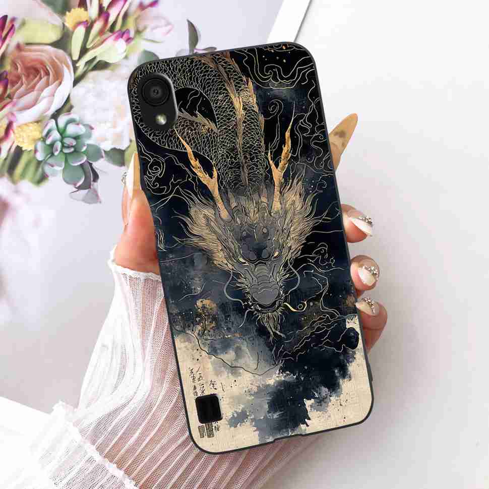 For ZTE Blade A5 2019 5.45" Case Luxury Design Popular Silicone TPU Black Cover Coque For ZTE Blade a5 A 5 2019 Phone Cases