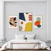 Абстрактное искусство Живопись на холсте Геометрические прямоугольные узоры Картины для дизайна дома Современный домашний декор для стен в комнате Печать без рамки