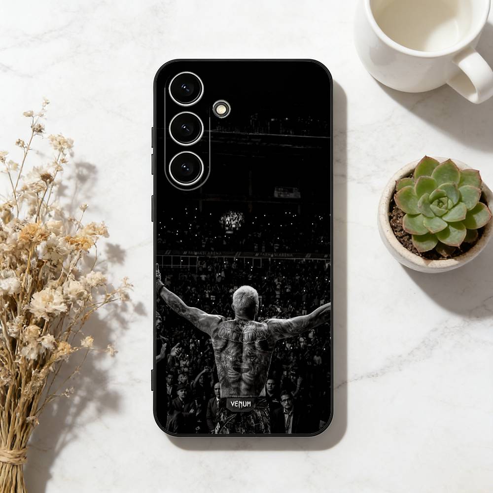 Чехол для телефона U-Ufc Charles Oliveira для Samsung Galaxy A73, A72, A71, A70, A53, A52, A51, Другие Мягкий Черный Чехол