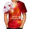 Summer New Fashionable Christmas Casual 3D Printed Popular Personalized Printed T-shirt