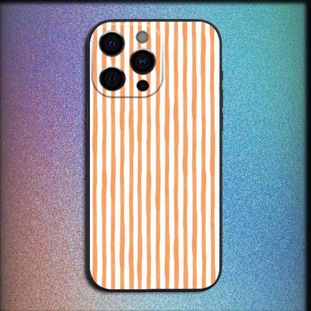 Artistic Color Stripes Phone Case For iPhone 17 Air 16 e 15 14 13 12 11 Pro Max Plus Mini SE 2020 2022 Shockproof Cover Funda