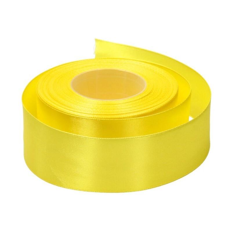 YELLOW SATIN RIBBON 38MM 32M