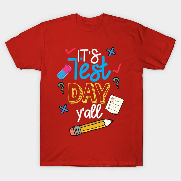 Unisex Fashion TShirt Test Day Print TShirt Plus Size S-5XL T-Shirt 100%Cotton Tops O Neck Short Sleeve Tees