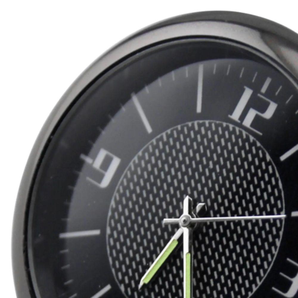 Mini Size Car Clock Round Design Quartz Clock Mechanics Style Luminous Clock Air Conditioner Vent