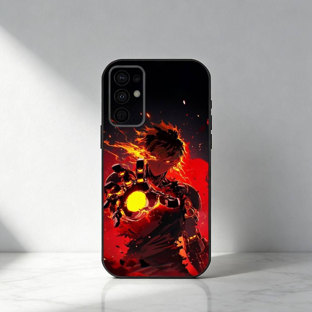 O-One Punch Man G-Genos Phone Case For Samsung S25,S24,S21,S22,S23,S30,Ultra,S20,Plus,Fe,Note,5G Black Cover