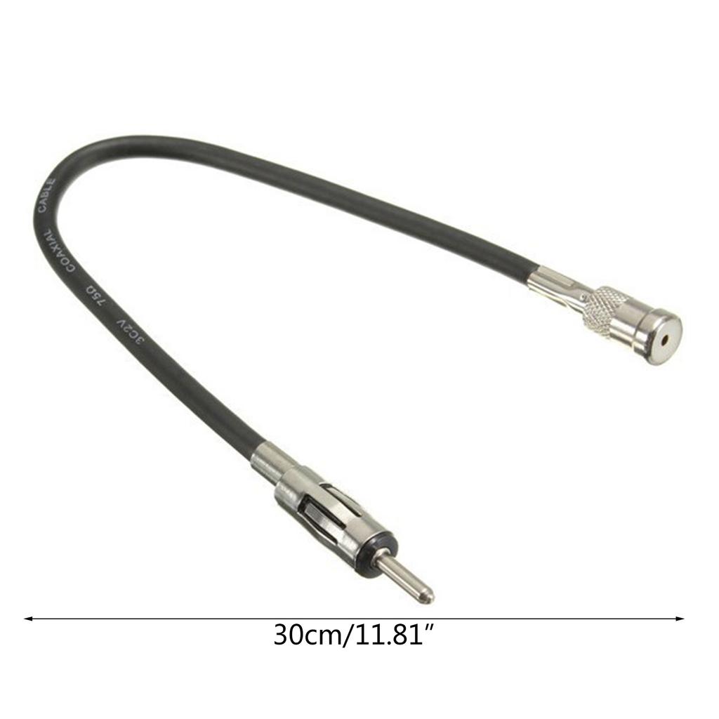 Универсальный автомобильный стерео AM радио антенна адаптер кабель ISO на DIN соединительный кабель для автомобильного стерео