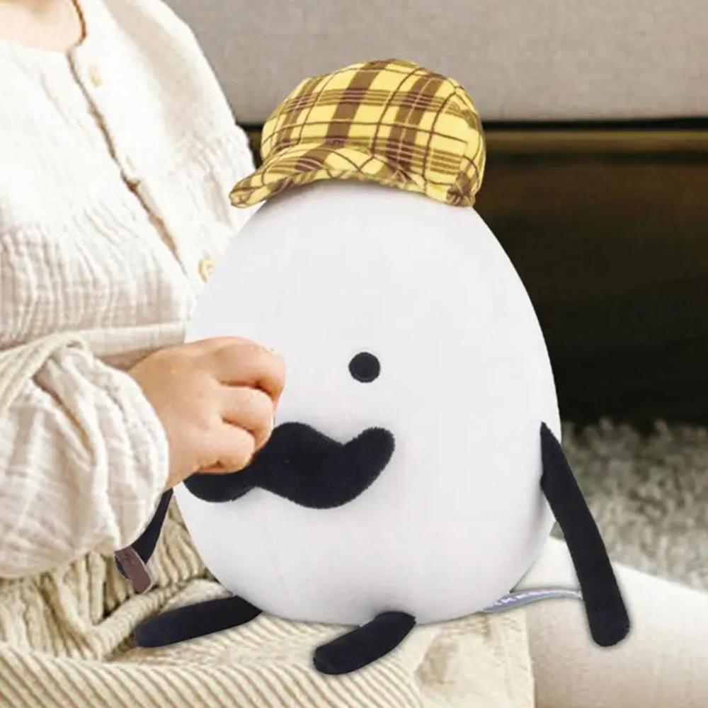 7.1 Inch Detective Egg Plush Game Stuffed Plushies Cartoon Doll Pillow For Fans Christmas Birthday Gifts