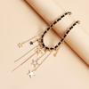 Accessories Tassel Ball Flash Diamond Pentagram Element Clavicle Chain Personality Creative Choker Necklace Female