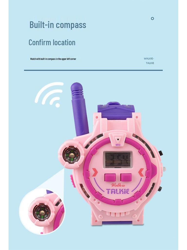 Детская умная рация-часы: Беспроводная игрушка для звонков для взаимодействия родителей и детей