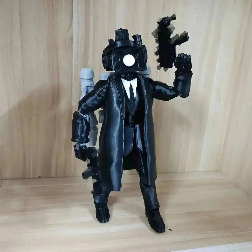 Скибиди Туалет 3D шарнирная игрушка Скибиди Туалет манекен 13 Бурильщик Бурильщик Фигурка Шарнирная фигурка Скибиди Туалет ТВ Человек Игрушка