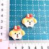 DIY Конфетные Игрушки Смоляные Аксессуары: Мультяшный щенок, панда, кошка, крем-клей для чехлов на телефон.