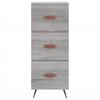 Sideboard in Grey Sonoma 34.5 x 34 x 90 cm Particleboard