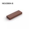 20 шт. Детали MOC 63864 Плитка 1x3 Совместимые кубики DIY Сборка Строительные блоки Частицы Детская головоломка Мозговая игрушка Подарок