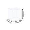 1pcs Clear Acrylic Display Case Countertop Box Organizer Stand Dustproof Protection Showcase Display Box