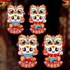 1 pair Cartoon Fu Character Sticker Traditional Lucky Character Sticker  Celebration