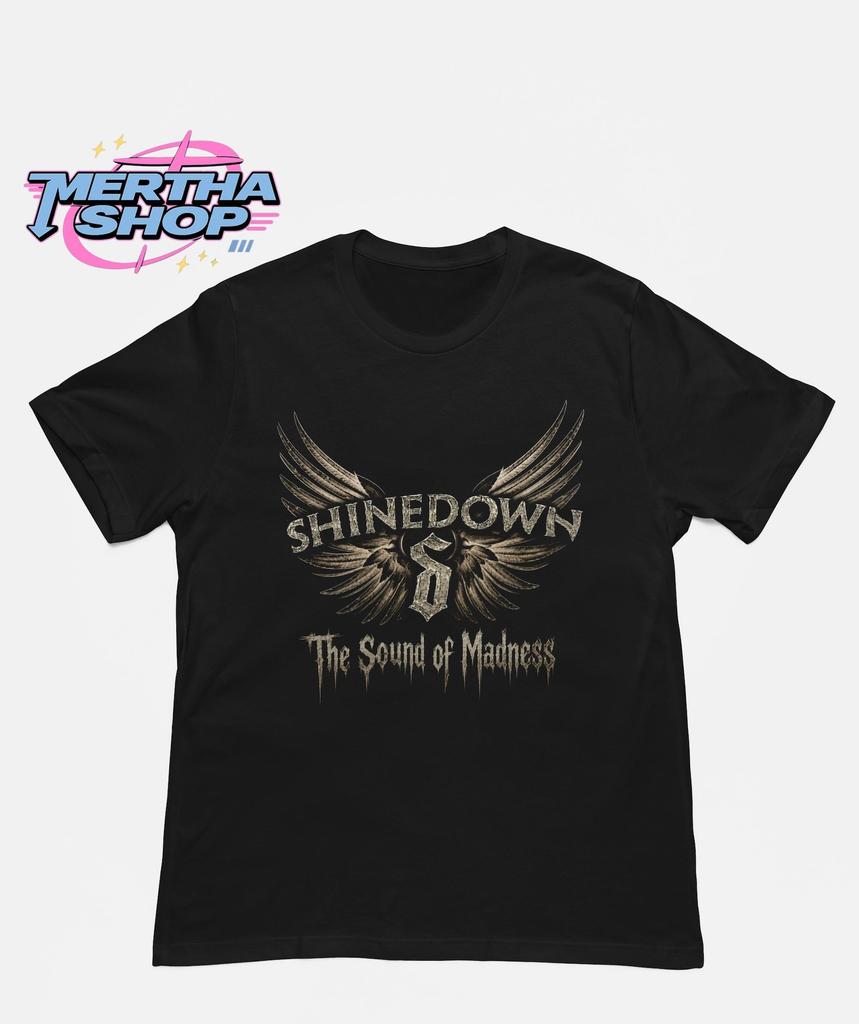 Shinedown Premium T-Shirt - The Sound Of Madness Album - Merch Shirt - Unisex Punk Tee - Gift for Rock Lovers - Music Apparel
