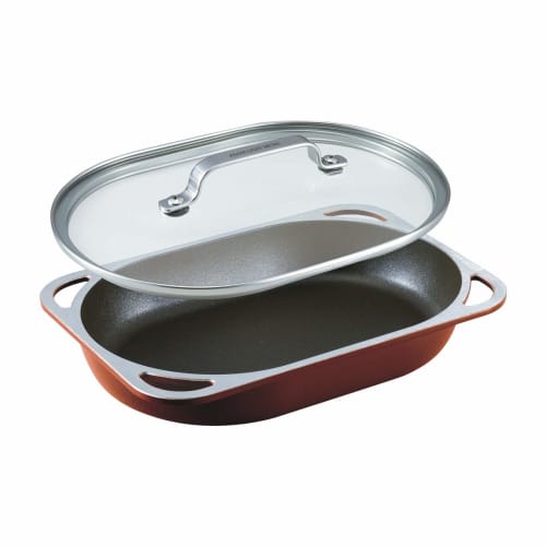 Asahi Light Metals Made in Japan Grill Pan, Space Pan (Serves 1-2), Glass Lid, Recipe Included, Fish Grill, Frying Pan, Non-Frying, Induction and Gas