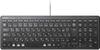 ELECOM Проводная пантографная компактная клавиатура, Черная, TK-FCP097BK