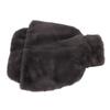 Feet Hot Water Bottle with Soft Fuzzy Cover Grey Rubber Warm Water Bag for Neck and Shoulders Foot