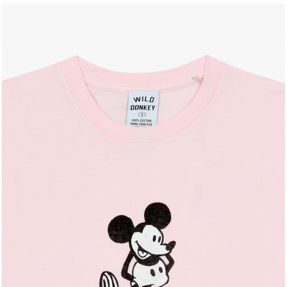 Футболка Wild Donkey T Mickey Sw светло-розовая