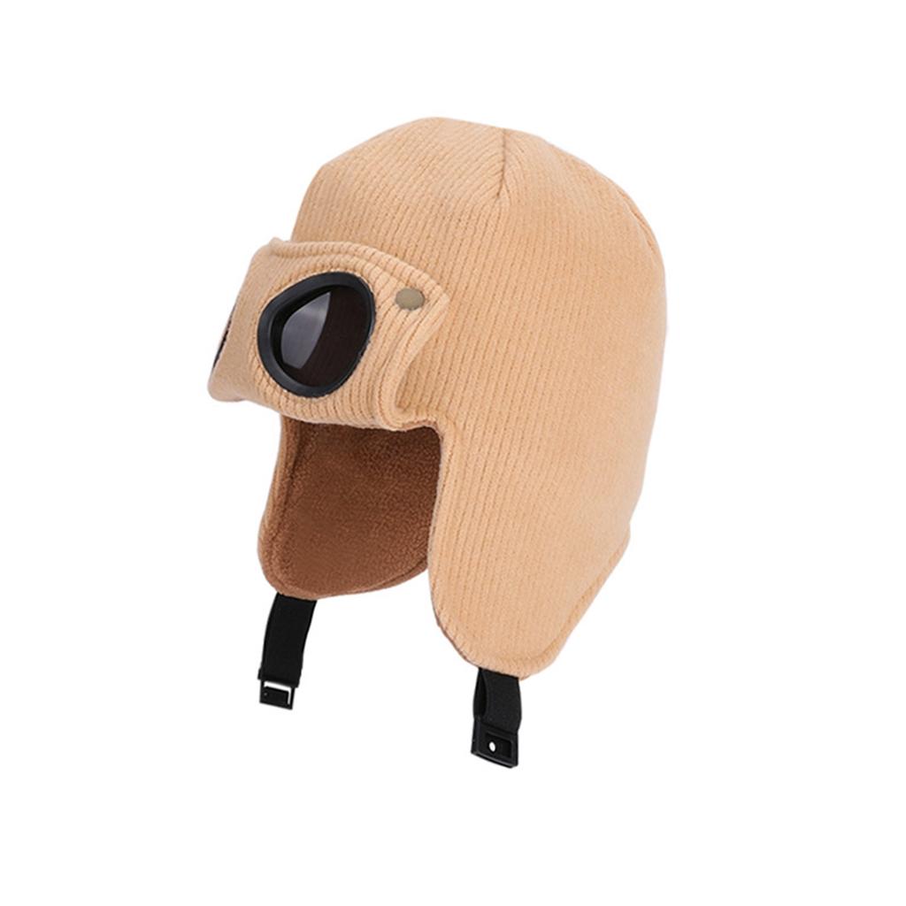 Зимняя шапка для детей, Ретро шапка Лей Фэн, Шапка с теплым флисом, Уши, Шапка для езды на мотоцикле