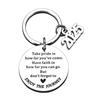 Stainless Steel Keychain for 2025 Graduation - University & High School Senior Gift In European and American Style