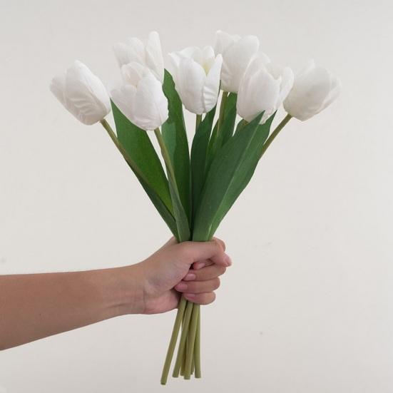 7 шт. имитация тюльпанов, реалистичный красивый искусственный букет цветов для украшения дома, свадьбы, вечеринки
