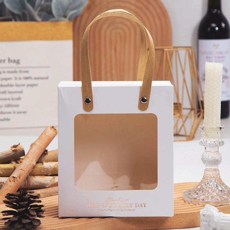 Elegant Transparent Souvenir Gift Bag: Light Luxury for Lipstick & Small Birthday Gifts