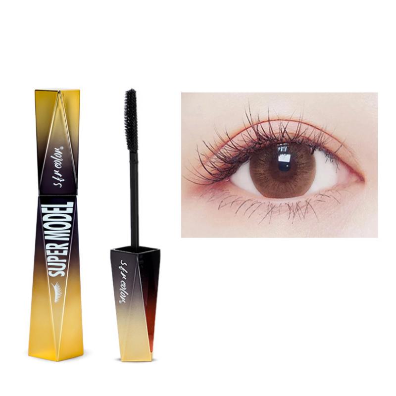 4 Mascara Waterproof Long-lasting Mascara Cream Without Smudging