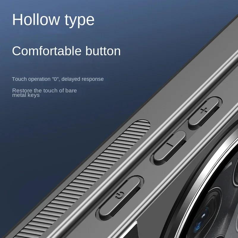 Для Oneplus 13 12 5G ультратонкий металлический держатель объектива камеры чехол для One Plus 12 1+13 противоударный матовый защитный невидимый кронштейн чехол для телефона